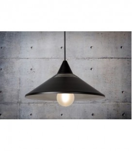 Lucide MORLEY Pendant Metal 1xE27 D34cm Black, 16431/30/30