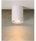Lucide TUBE Spot Round D9 H12cm GU10 White, 22952/01/31