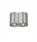 Lucide TUBE Spot Opbouw 2xGU10excl Rond Alu, 22952/02/12
