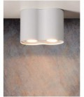 Lucide TUBE Spot Opbouw 2xGU10excl Rond Wit, 22952/02/31