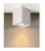 Lucide TUBE Spot GU10 built upSquare 9/9/12cm White, 22953/01/31
