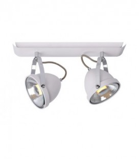 Lucide PARISS Spot 2xGU10/11W(50448/11/31) 2700K 340LM WH, 26951/72/31