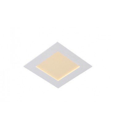 Lucide BRICE-LED Built-in Dimmable 15W Square 17cm IP40, 28907/17/31