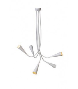 Lucide RINGO Ceiling Light 5xGU10/9W White, 31139/05/31