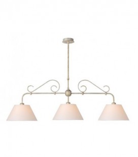 Lucide TOSCA Chandelier 3xE27 L120 Shade White/ Ant Whi, 31321/03/21