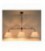 Lucide TOSCA Chandelier 3xE27 Shade White/ Rust, 31321/03/97