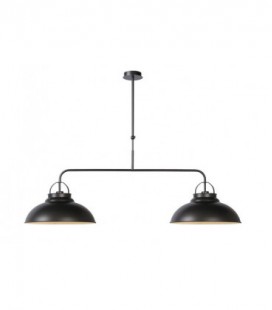 Lucide HAMOIS Pendant L66 D40cm 2xE27 Iron Grey, 31348/02/15