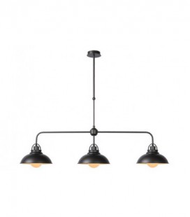 Lucide HAMOIS Pendant L65 D26cm 3xE27 Iron Grey, 31348/03/15