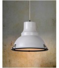 Lucide FACTORY Pendant 1xE27 H150 D39cm White, 31405/01/31