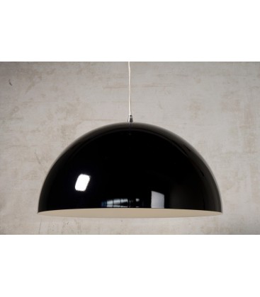 Lucide RIVA Pendant H150 D50cm E27 Black, 31410/50/30
