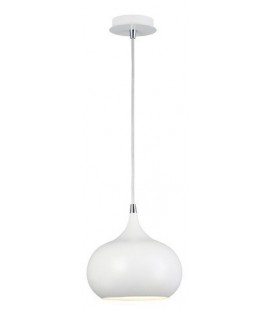 Lucide RIVA Pendant H206 D24cm E27 White, 31412/24/31
