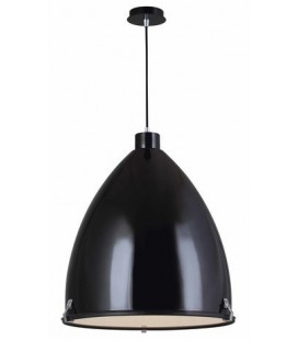 Lucide LOFT Pandant E27/60W H130 D50cm Black, 31416/50/30