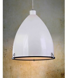 Lucide LOFT Pandant E27/60W H130 D50cm White, 31416/50/31