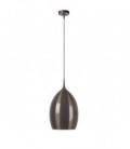 Lucide TAZIR Pendant E27/60W H130 D26,5cm Grey Metallic, 31428/25/36