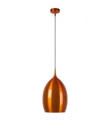 Lucide TAZIR Pendant E27/60W H130 D26,5cm Gold/Orange, 31428/25/42