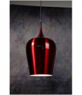 Lucide PETRA Pendant E27/60W H130 D26,5cm Red, 31429/25/32