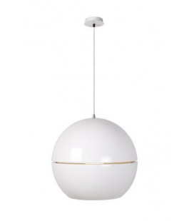Lucide SEVENTIES Pendant D50 1xE27 White, 31435/50/31