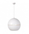 Lucide SEVENTIES Pendant D50 1xE27 White, 31435/50/31
