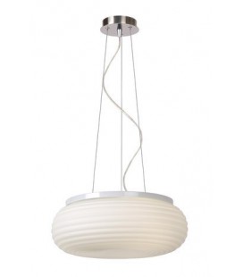 Lucide RIBBI Pendant D40cm 3xE27 Opal White, 31449/40/61