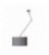 Lucide ELENI Pendant E27 D45 H94cm Shade Grey/Satin Chro, 31459/45/36