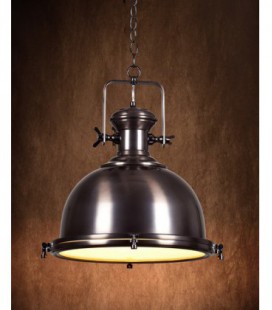 Lucide OLD BURDI Pendant E27 D40 H36cm Ant Silver, 31471/46/16