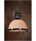 Lucide OLD BURDI Pendant E27 D40 H36cm Opal Glass, 31471/46/61