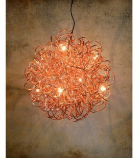 Lucide GALILEO Pendant 8xG4/20W D50cm Red Coppe, 31476/50/17