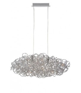 Lucide GALILEO Pendant 12xG4/20W L120cm Chrome, 31476/99/11
