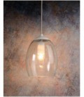 Lucide NORA Pendant E27 D16cm White /Clear Glas, 31485/01/31