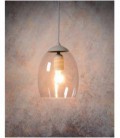 Lucide NORA Pendant E27 D16cm Silver Grey /Clea, 31485/01/36