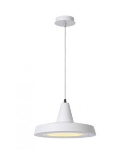 Lucide SOLO LED Pendel 18W 2700K D33 H17cm Wit, 31492/18/31
