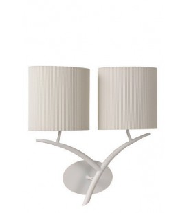 Lucide CORDOBA Wall Light 2x E14 L39 W15 H36cm White, 37201/02/31