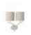 Lucide CORDOBA Wall Light 2x E14 L39 W15 H36cm White, 37201/02/31