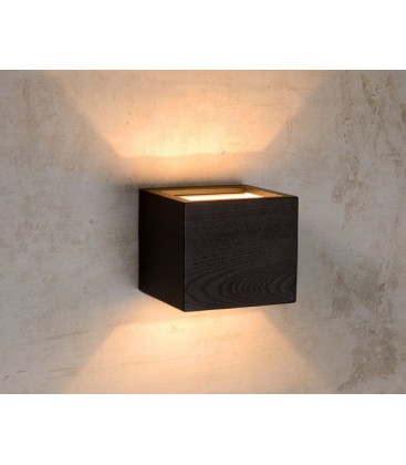 Lucide COBA Wall Light G9/28W incl L11 B11 H10cm Black, 37202/21/30