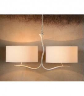 Lucide CORDOBA Chandlier 2xE27 L82 W24 H45cm White, 37301/02/31