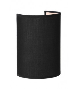 Lucide CORAL Wall Light E27 Shade Round D15-15-21cm Bla, 61250/14/30