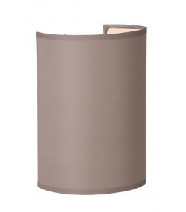 Lucide CORAL Wall Light E27 Shade Round D15-15-21cm Taup, 61250/14/41