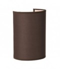 Lucide CORAL Wall Light E27 Shade Round D15-15-21cm Brow, 61250/14/43