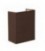Lucide CORAL Wall Light E27 Shade Rectan.15-11-21cm Brow, 61254/14/43
