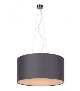 Lucide CORAL Pendant Cotton E27 D40/40/20 Grey, 61452/40/36