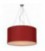 Lucide CORAL Pendant Cotton E27 D40/40/20 Dark Red, 61452/40/57