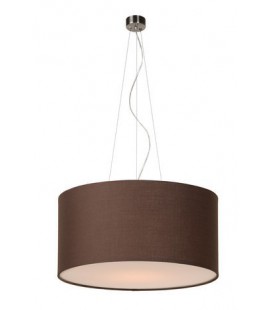 Lucide CORAL Pendant Cotton E27 D60/60/30 Brown, 61452/60/43