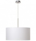 Lucide CLIFF Pendant 1xE27 D50 H120cm White, 61455/50/31