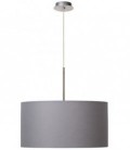 Lucide CLIFF Pendant 1xE27 D50 H120cm Grey, 61455/50/36