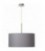 Lucide CLIFF Pendant 1xE27 D50 H120cm Grey, 61455/50/36