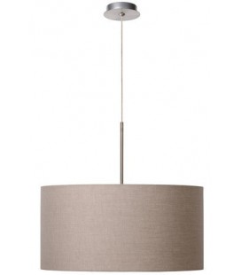 Lucide CLIFF Pendant 1xE27 D50 H120cm Taupe, 61455/50/41