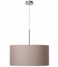 Lucide CLIFF Pendant 1xE27 D50 H120cm Taupe, 61455/50/41