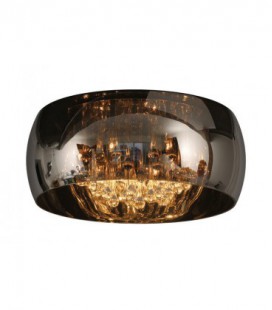 Lucide PEARL Ceiling Light H21 D50cm 6xG9/40W Raindrops/C, 70163/50/11
