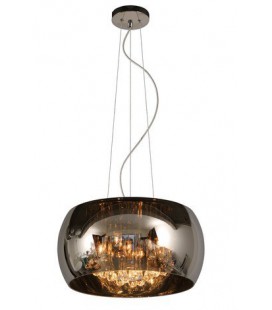 Lucide PEARL Pendant H130 D40cm 5xG9/40W Raindrops/C, 70463/40/11