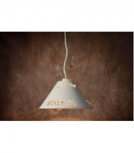 Lucide DORINT Pendant 1xE14 D33 H22cm Ant White, 71399/01/21